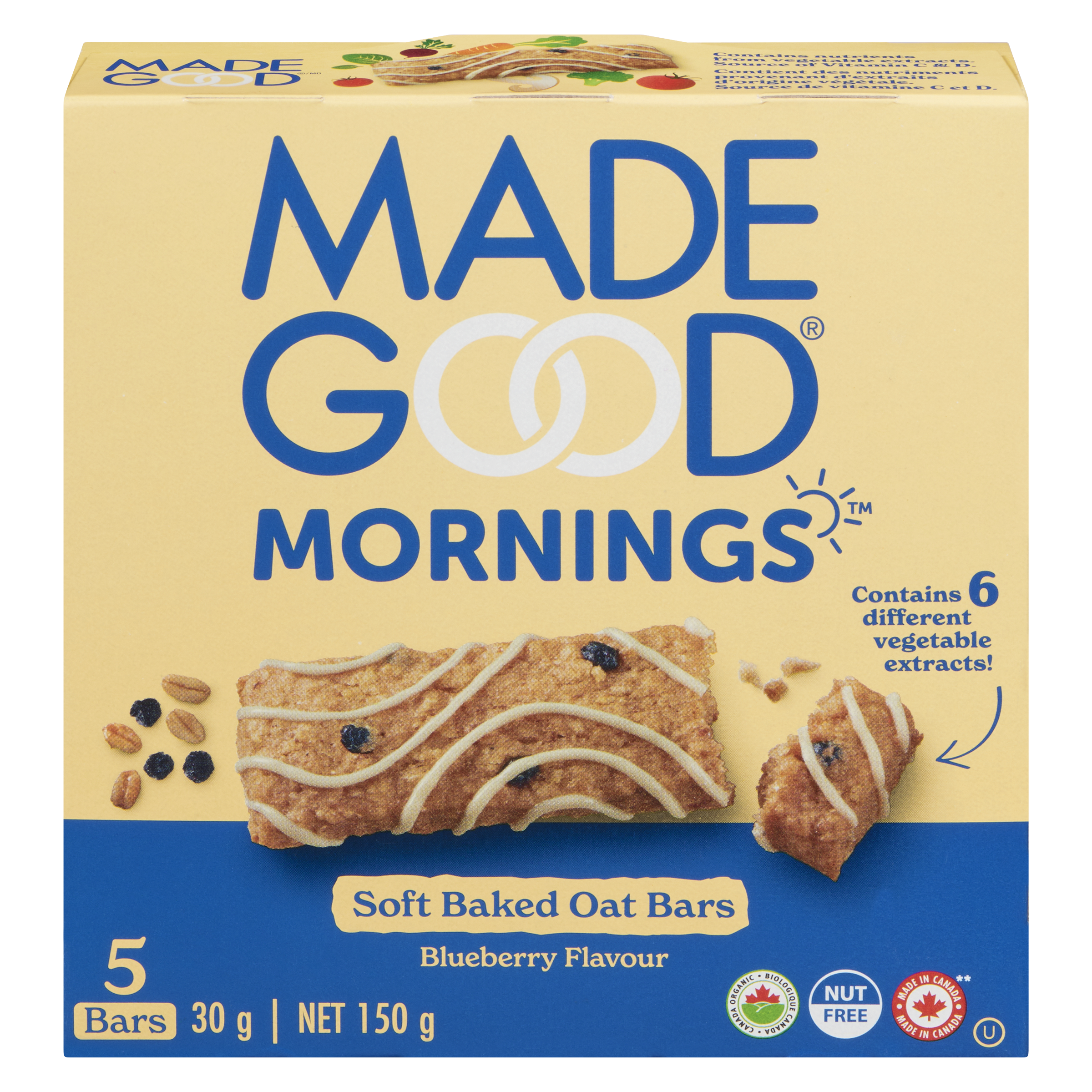 MADE GOOD S/B BARS BLUEBERRY